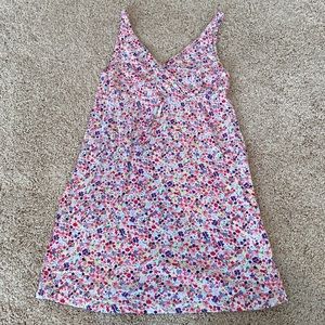 2/$10 Floral Summer Mini Dress with Tie Waist